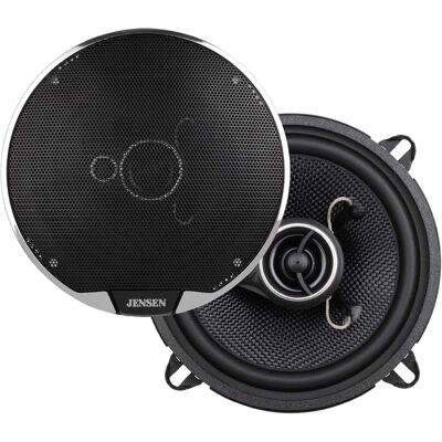 Jensen - APEX Power Series 5.25" 3-Way Premium Aramid Fiber Car Speakers (Pair) 200 Watts Peak Power (45W RMS) Per Speaker - Black Jensen - APEX Power Series 5.25" 3-Way Premium Aramid Fiber Car Speakers (Pair) 200 Watts Peak Power (45W RMS) Per Speaker - Black