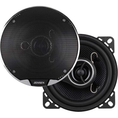 Jensen - APEX Power Series 4" 3-Way Premium Aramid Fiber Car Speakers (Pair) 150 Watts Peak Power (35W RMS) Per Speaker - Black Jensen - APEX Power Series 4" 3-Way Premium Aramid Fiber Car Speakers (Pair) 150 Watts Peak Power (35W RMS) Per Speaker - Black