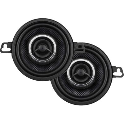 Jensen - APEX Power Series 3.5" 2-Way Premium Aramid Fiber Car Speakers (Pair) 75 Watts Peak Power (25W RMS) Per Speaker - Black Jensen - APEX Power Series 3.5" 2-Way Premium Aramid Fiber Car Speakers (Pair) 75 Watts Peak Power (25W RMS) Per Speaker - Black