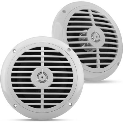 Pyle - 6.5 Inch Dual Marine Speakers - 2 Way Pyle - 6.5 Inch Dual Marine Speakers - 2 Way