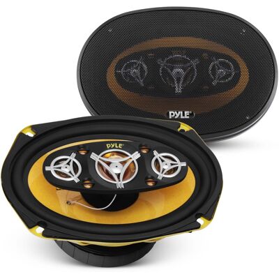 Pyle - PLG69.8 6x9” 500W Car Speaker System, Pro Component Audio for Car Stereo, 120 Oz Magnet (Pair) Pyle - PLG69.8 6x9” 500W Car Speaker System, Pro Component Audio for Car Stereo, 120 Oz Magnet (Pair)