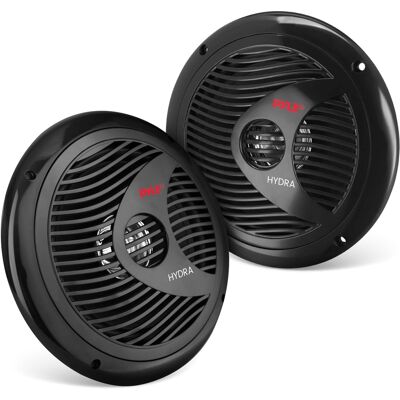 Pyle - 6.5 Inch Dual Marine Speakers - 2 Way Pyle - 6.5 Inch Dual Marine Speakers - 2 Way