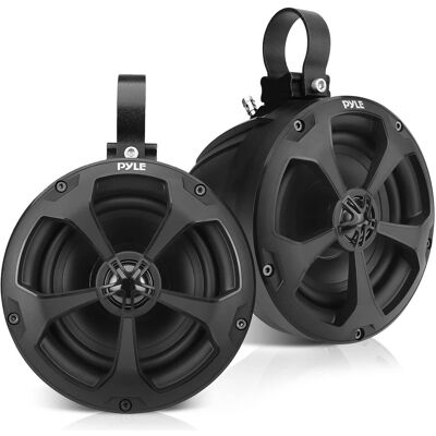 Pyle - PLUTV51BK 2-Way Waterproof Off-Road Speakers, 5.25” 1000W for ATV/UTV/Jeep, Wakeboard Tower Pyle - PLUTV51BK 2-Way Waterproof Off-Road Speakers, 5.25” 1000W for ATV/UTV/Jeep, Wakeboard Tower