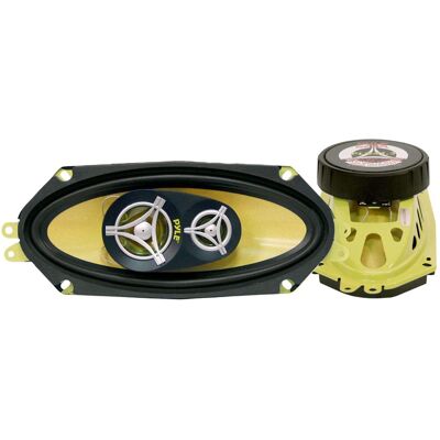 Pyle - Car Three Way Speaker System - Pro 4x10 Inch - Black Pyle - Car Three Way Speaker System - Pro 4x10 Inch - Black