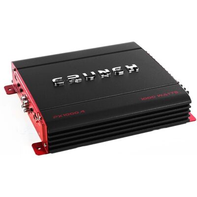 Crunch - PX-1000.4 4 Channel 1000 Watt Amp A/B Class Car Stereo Power Amplifier - Black Crunch - PX-1000.4 4 Channel 1000 Watt Amp A/B Class Car Stereo Power Amplifier - Black