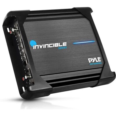 Pyle - 9” Class D Mosfet Amplifier - Invincible Series Monoblock Amp, 1 Channel 1000 Watts Max, Mosfet PWM Power Supply Pyle - 9” Class D Mosfet Amplifier - Invincible Series Monoblock Amp, 1 Channel 1000 Watts Max, Mosfet PWM Power Supply