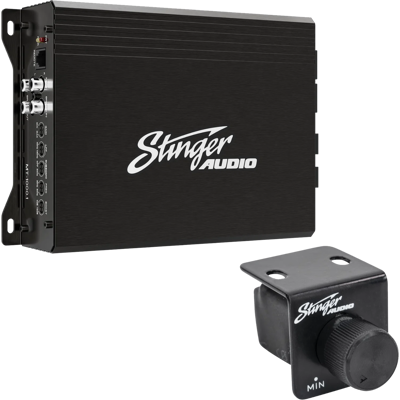 Stinger - 1000W Class D Monoblock Car Amplifier with Bass Boost, Subsonic Filter and Remote Control - Black Stinger - 1000W Class D Monoblock Car Amplifier with Bass Boost, Subsonic Filter and Remote Control - Black