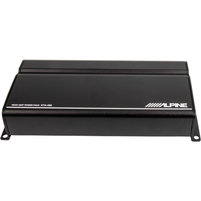 Alpine - 400W Class D Bridgeable Multichannel Amplifier with Built-In Crossover - Black Alpine - 400W Class D Bridgeable Multichannel Amplifier with Built-In Crossover - Black