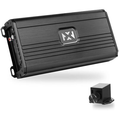 NVX - NDA12001 Monoblock Amplifier 2400W Peak (1200W RMS) N-Series Class-D 1-Ohm Stable with Remote Bass Knob NVX - NDA12001 Monoblock Amplifier 2400W Peak (1200W RMS) N-Series Class-D 1-Ohm Stable with Remote Bass Knob