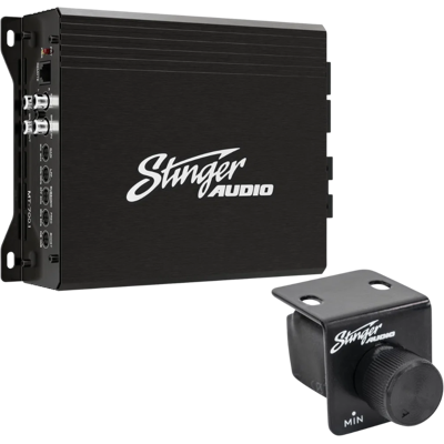 Stinger - 700W Class D Monoblock Car Amplifier with Bass Boost, Subsonic Filter and Remote Control - Black Stinger - 700W Class D Monoblock Car Amplifier with Bass Boost, Subsonic Filter and Remote Control - Black