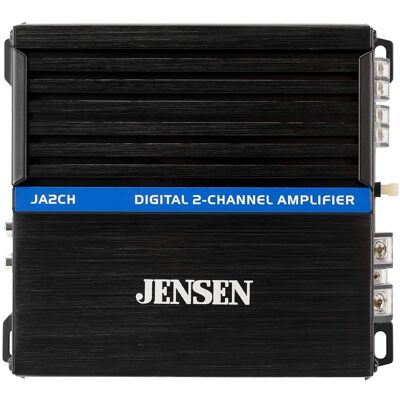 Jensen - Class-D 2-Channel Car Amplifier 600W Peak Bridgeable Car, Motorcycle, ATV/UTV, Golf Cart - Black Jensen - Class-D 2-Channel Car Amplifier 600W Peak Bridgeable Car, Motorcycle, ATV/UTV, Golf Cart - Black