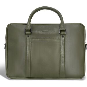 Champs - Onyx Leather Slim Laptop Briefcase - Khaki Champs - Onyx Leather Slim Laptop Briefcase - Khaki