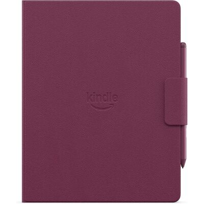 Amazon - Kindle Scribe Executive Folio Cover with Magnetic Attach, Sleek Protective Case - Premium Leather - Fig Amazon - Kindle Scribe Executive Folio Cover with Magnetic Attach, Sleek Protective Case - Premium Leather - Fig