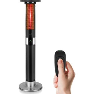 SereneLife - Infrared Patio Heater, 1500W Electric with Remote Control, IP24 Approved, Anodized Aluminum Alloy Frame - Black SereneLife - Infrared Patio Heater, 1500W Electric with Remote Control, IP24 Approved, Anodized Aluminum Alloy Frame - Black