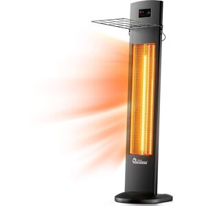 DR. INFRARED HEATER - DR-298 1500W Infrared Space Heater Freestanding Portable Indoor/Outdoor, Wall/Ceiling Mount, Remote, Timer - Black DR. INFRARED HEATER - DR-298 1500W Infrared Space Heater Freestanding Portable Indoor/Outdoor, Wall/Ceiling Mount, Remote, Timer - Black