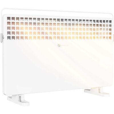 Winado - 1500W Panel Heater, Freestanding Electric Space Heater with Towel Bar, 3 Heating Setting & Knob Control, for Indoor Use - White Winado - 1500W Panel Heater, Freestanding Electric Space Heater with Towel Bar, 3 Heating Setting & Knob Control, for Indoor Use - White