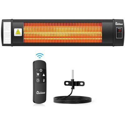 DR. INFRARED HEATER - DR-268 Smart Greenhouse Heater with built in Temperature Control and Digital Thermostat - Black DR. INFRARED HEATER - DR-268 Smart Greenhouse Heater with built in Temperature Control and Digital Thermostat - Black