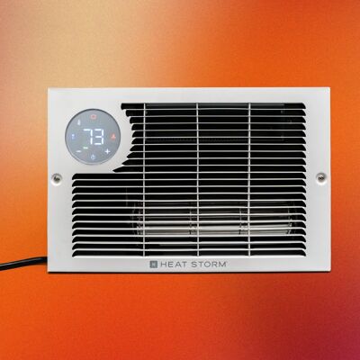 Heat Storm - 1500 Watt Hard-Wired In-Wall Electric Infrared Heater - White Heat Storm - 1500 Watt Hard-Wired In-Wall Electric Infrared Heater - White