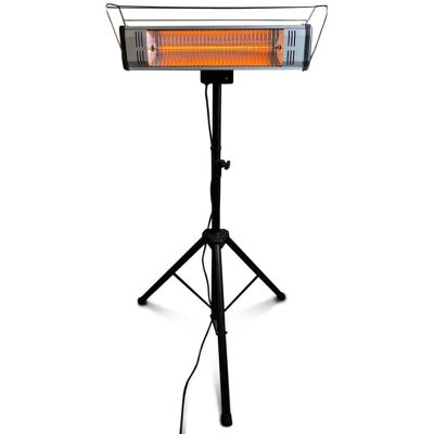 Heat Storm - 1500 Watt Infrared Heater Tripod Combo, Remote - Gray/Black Heat Storm - 1500 Watt Infrared Heater Tripod Combo, Remote - Gray/Black