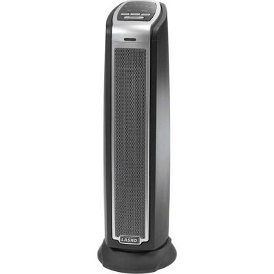 Lasko - Ceramic Tower Heater w/ Remote - Black Lasko - Ceramic Tower Heater w/ Remote - Black