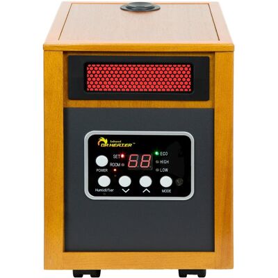 DR. INFRARED HEATER - DR-968H Portable Space Heater with Humidifier, 1500W - Cherry DR. INFRARED HEATER - DR-968H Portable Space Heater with Humidifier, 1500W - Cherry