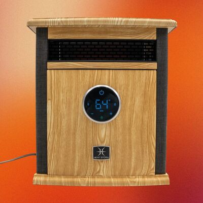 Heat Storm - 1500 Watt Infrared Cabinet Heater - Black Heat Storm - 1500 Watt Infrared Cabinet Heater - Black