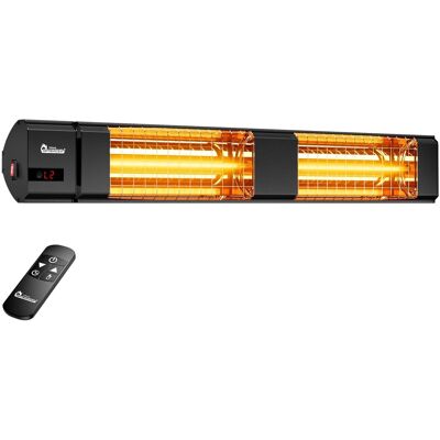 DR. INFRARED HEATER - DR-239 10,260 BTU Infrared Heater, 3000W 220–240V Indoor/Outdoor Heater with Remote for Patio, Garage - Black DR. INFRARED HEATER - DR-239 10,260 BTU Infrared Heater, 3000W 220–240V Indoor/Outdoor Heater with Remote for Patio, Garage - Black