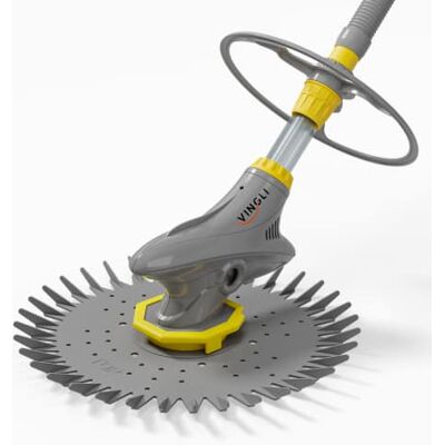 Winado - Automatic Pool Vacuum Cleaner Swimming Pool Vacuum Dolphin Style with Additional Hoses, Diaphragms for Inground Pool - Gray Winado - Automatic Pool Vacuum Cleaner Swimming Pool Vacuum Dolphin Style with Additional Hoses, Diaphragms for Inground Pool - Gray