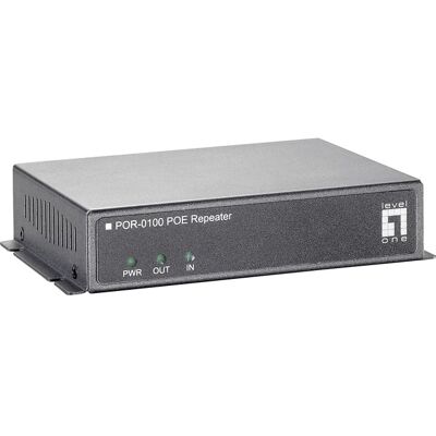 CP Technologies - LevelOne POR-0100 Indoor 1 Port PoE Repeater - 1 x 10/100Base-TX, 1 x 10/100Base-TX - Unknown CP Technologies - LevelOne POR-0100 Indoor 1 Port PoE Repeater - 1 x 10/100Base-TX, 1 x 10/100Base-TX - Unknown