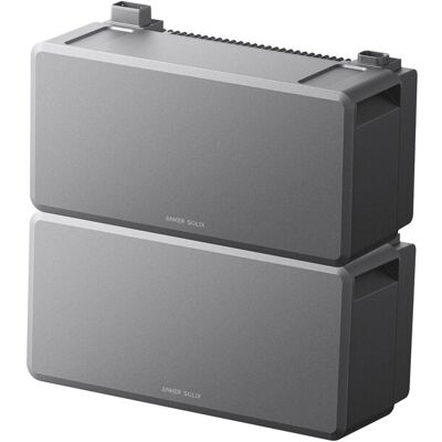 Anker - SOLIX B6000 Battery Module*2 for E10, 12kWh Expansion Battery, 6-90kWh Expandable (12288 Wh Capacity) Anker - SOLIX B6000 Battery Module*2 for E10, 12kWh Expansion Battery, 6-90kWh Expandable (12288 Wh Capacity)