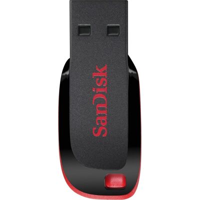 SanDisk - Cruzer 64GB USB 2.0 Flash Drive - Black/Red SanDisk - Cruzer 64GB USB 2.0 Flash Drive - Black/Red