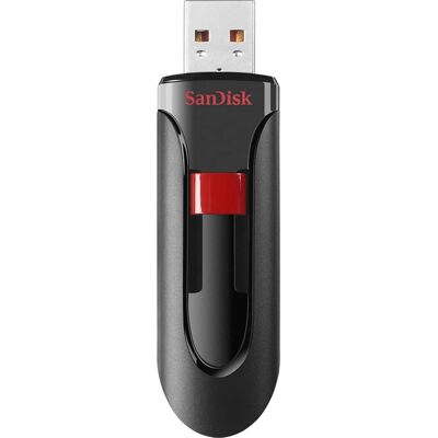 SanDisk - Cruzer Glide 32GB USB 2.0 Flash Drive - Black SanDisk - Cruzer Glide 32GB USB 2.0 Flash Drive - Black