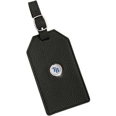 Jardine - Tampa Bay Rays Leather Luggage Tag - Black Jardine - Tampa Bay Rays Leather Luggage Tag - Black