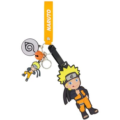 Concept One - Naruto Shippuden Bag Tag & Lanyard Set - Orange Concept One - Naruto Shippuden Bag Tag & Lanyard Set - Orange
