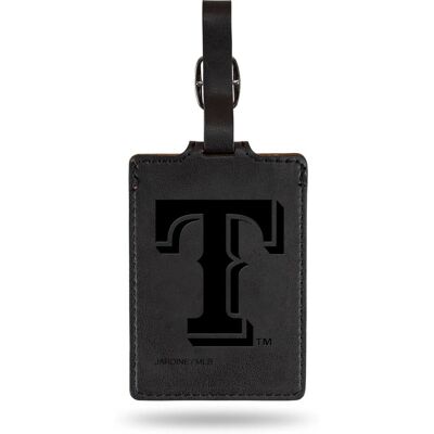 Jardine - Texas Rangers Ultra Suede Luggage Tag - Black Jardine - Texas Rangers Ultra Suede Luggage Tag - Black