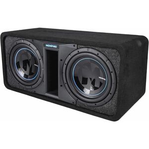 Memphis Car Audio - Memphis Audio PRXE12DFT - PRX Dual 12" Loaded 1 OR 2 Ohm Enclosure with RGB LEDs - Black/Gray Memphis Car Audio - Memphis Audio PRXE12DFT - PRX Dual 12" Loaded 1 OR 2 Ohm Enclosure with RGB LEDs - Black/Gray