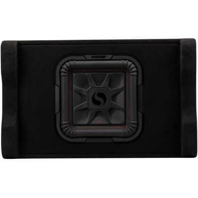 Kicker - Solo-Baric L7T 10" Single-Voice-Coil 2-ohm Down Firing Enclosure Subwoofer - Black Kicker - Solo-Baric L7T 10" Single-Voice-Coil 2-ohm Down Firing Enclosure Subwoofer - Black
