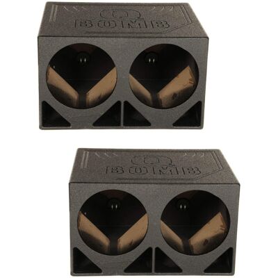QPower - Q Power QBOMB12TB Dual 12-Inch Triangle Ported Subwoofer Box Enclosure (2 Pack) QPower - Q Power QBOMB12TB Dual 12-Inch Triangle Ported Subwoofer Box Enclosure (2 Pack)