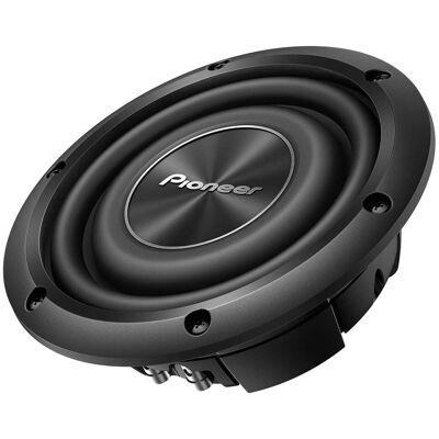 Pioneer - A-Series Shallow-Mount Subwoofer 8" 700W Max - Black Pioneer - A-Series Shallow-Mount Subwoofer 8" 700W Max - Black