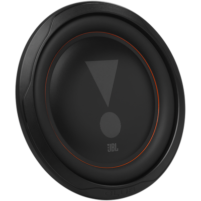 JBL - CLUB102SL 10” shallow mount subwoofer w/SSI™ (Selectable Smart Impedance) switch from 2 to 4 ohm - Black JBL - CLUB102SL 10” shallow mount subwoofer w/SSI™ (Selectable Smart Impedance) switch from 2 to 4 ohm - Black