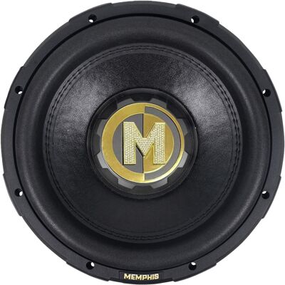 Memphis Car Audio - Memphis Audio 60th Anniversary MJP1244 MOJO Pro Series 12" Component Subwoofer with Dual 4-ohm Voice Coils - Black/Gray Memphis Car Audio - Memphis Audio 60th Anniversary MJP1244 MOJO Pro Series 12" Component Subwoofer with Dual 4-ohm Voice Coils - Black/Gray