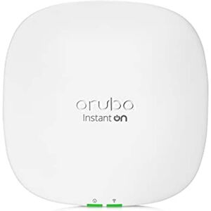 HPE Networking Instant On - Dual Band 802.11ax 5.30 Gbit/s Wireless Access Point - Indoor (R9B27A) - White HPE Networking Instant On - Dual Band 802.11ax 5.30 Gbit/s Wireless Access Point - Indoor (R9B27A) - White