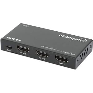 Manhattan - 8K 60Hz 2-Port HDMI Switch - Black Manhattan - 8K 60Hz 2-Port HDMI Switch - Black
