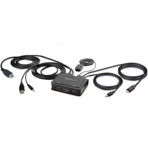 Startech - 2-Port Hybrid USB-C HDMI Cable KVM Switch Startech - 2-Port Hybrid USB-C HDMI Cable KVM Switch