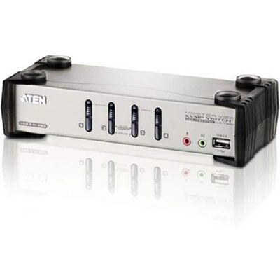 Technology - Aten CS1734B 4-Port USB KVMP Switch - 4 x 1 - 4 x HD-15 Keyboard/Mouse/Video - Unknown Technology - Aten CS1734B 4-Port USB KVMP Switch - 4 x 1 - 4 x HD-15 Keyboard/Mouse/Video - Unknown