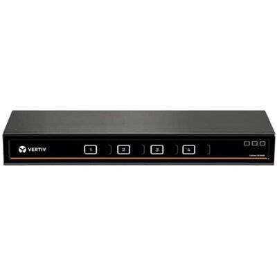 Vertiv - Cybex SC900 Secure Desktop KVM Switch, Dual Head, 4 Port, Universal and DPP, NIAP Version 4.0 Certified (SC945DPH-400) - USB Vertiv - Cybex SC900 Secure Desktop KVM Switch, Dual Head, 4 Port, Universal and DPP, NIAP Version 4.0 Certified (SC945DPH-400) - USB