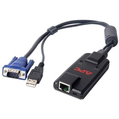 APC - by Schneider Electric KVM-USB KVM 2G Server Module - USB - 1 x 15-Pin HD-15 Male - 1 x USB Type A Male - 1 x RJ - Black APC - by Schneider Electric KVM-USB KVM 2G Server Module - USB - 1 x 15-Pin HD-15 Male - 1 x USB Type A Male - 1 x RJ - Black
