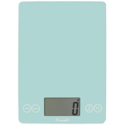Escali - Arti Classic Glass Digital Scale, Teal - Classic Teal Escali - Arti Classic Glass Digital Scale, Teal - Classic Teal