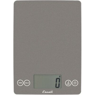 Escali - Arti Glass Digital Scale - Grey Storm - Gray Storm Escali - Arti Glass Digital Scale - Grey Storm - Gray Storm