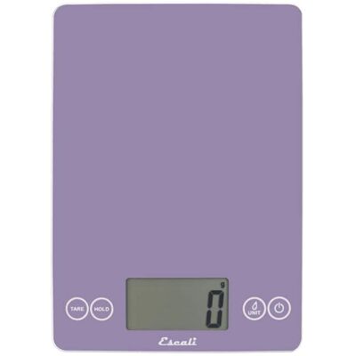 Escali - Arti Classic Glass Digital Scale, Violet - Classic Violet Escali - Arti Classic Glass Digital Scale, Violet - Classic Violet